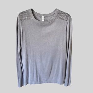 Lululemon Back to balance long sleeve sweater.